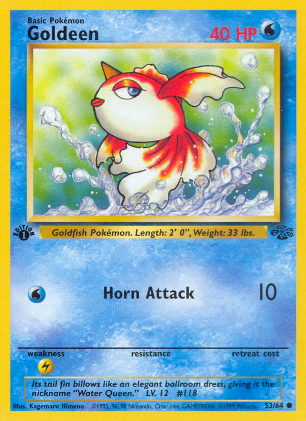 Goldeen 053/64 - 1st Edition Jungle - Common