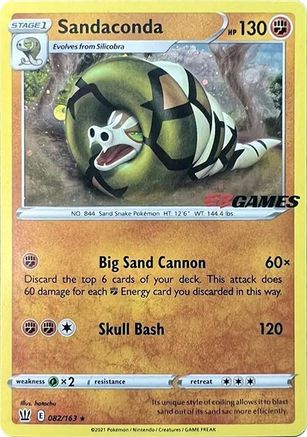 Sandaconda 082/163 - Holofoil Miscellaneous Cards & Products - Promo