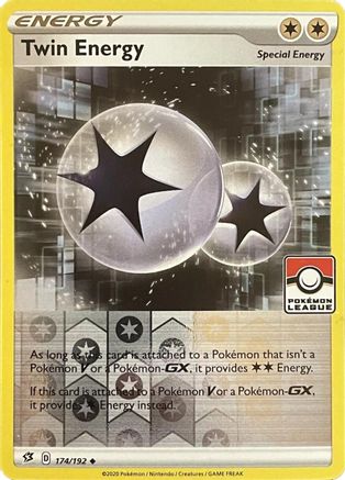 Twin Energy 174/192 - Reverse Holofoil League & Championship Cards - Uncommon