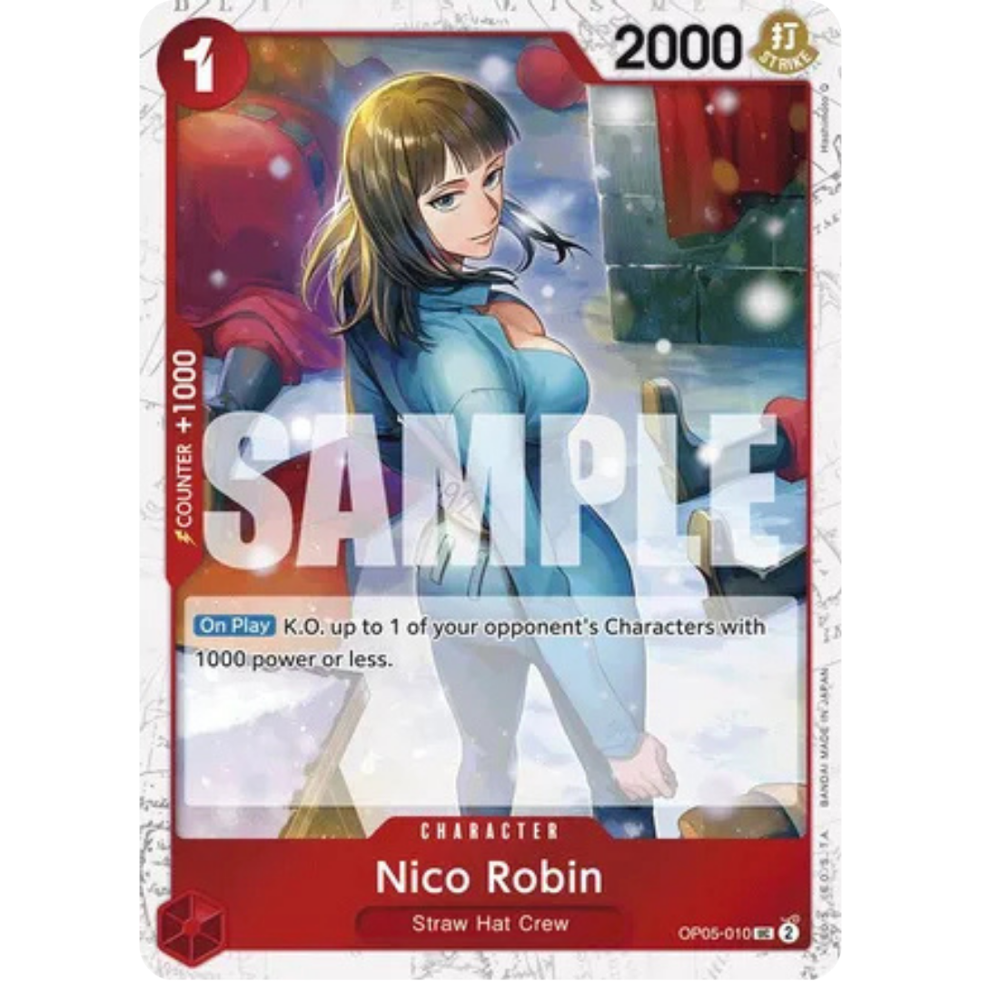 Nico Robin (Jolly Roger Foil) (OP05-010) - Premium Booster -The Best- Foil