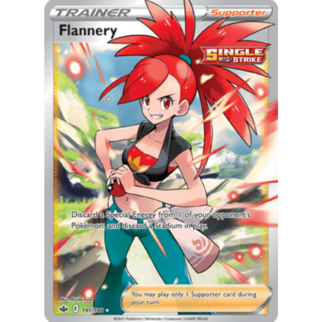 Flannery (Full Art) 191 - Holofoil SWSH06 Chilling Reign - Ultra Rare