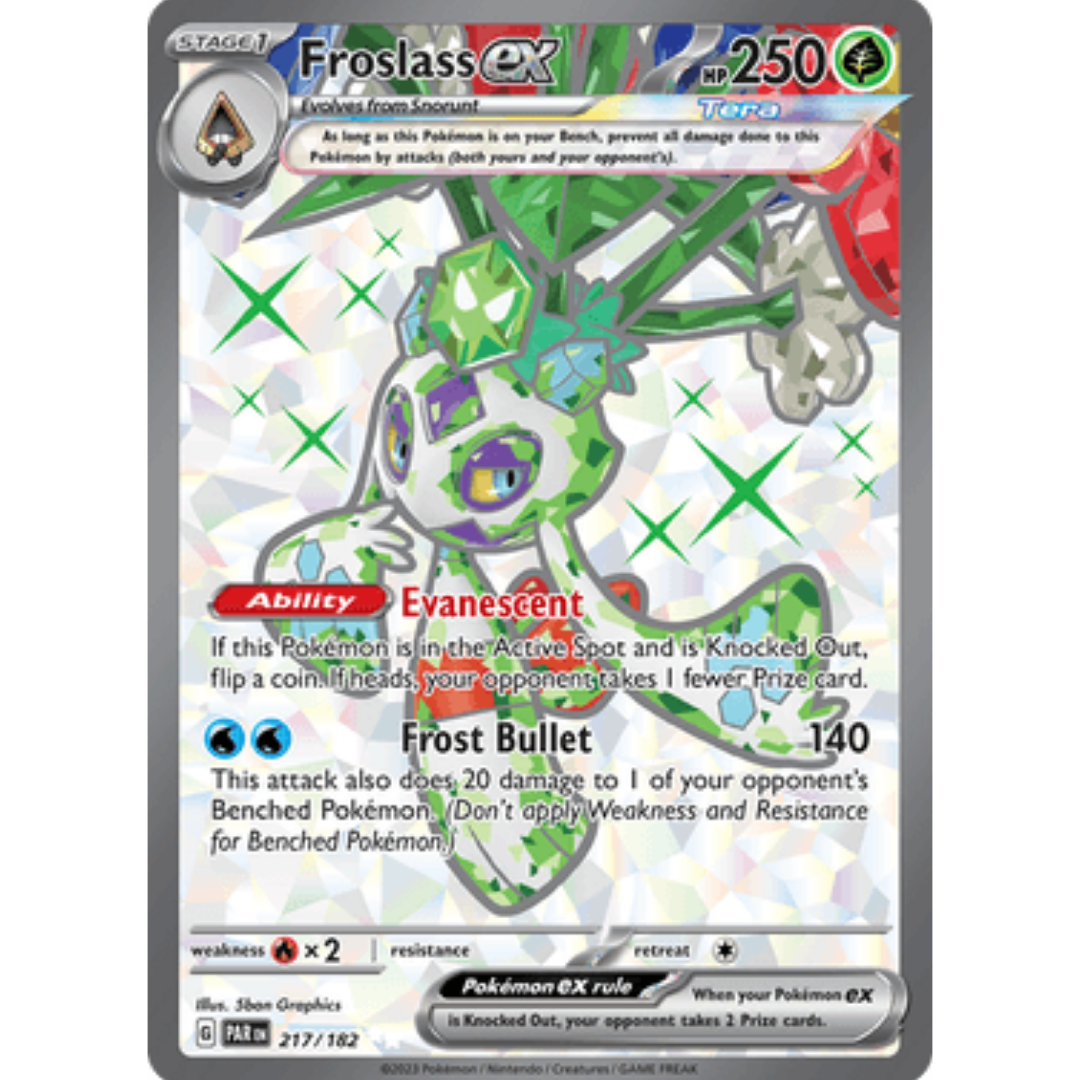 Froslass ex 217/182 - Holofoil SV04 Paradox Rift - Ultra Rare