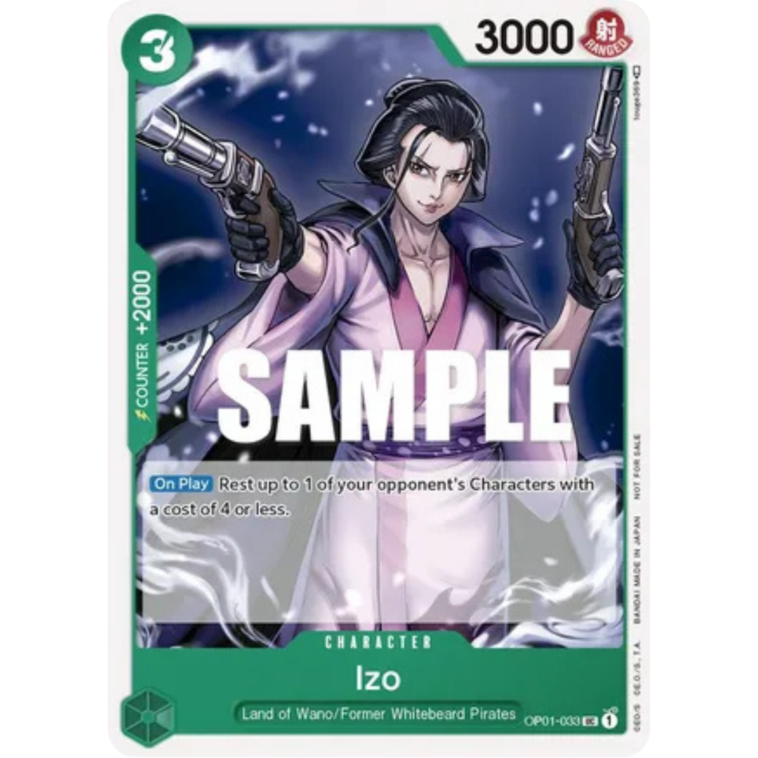 Izo (Tournament Pack Vol. 2) (OP01-033) - One Piece Promotion Cards