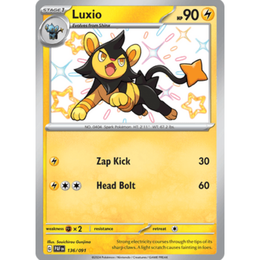 Luxio 136 - Holofoil SV Paldean Fates - Shiny Rare