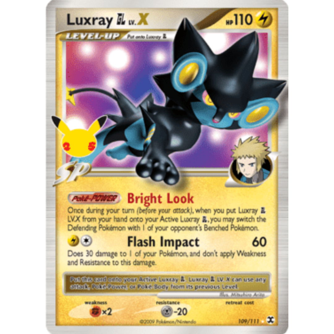 Luxray GL LV.X 109 - Holofoil Celebrations Classic Collection - Classic Collection