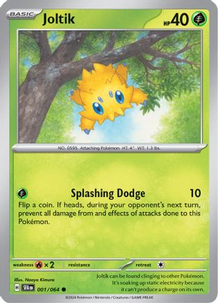 Joltik 001 - Reverse Holofoil SV Shrouded Fable - Common