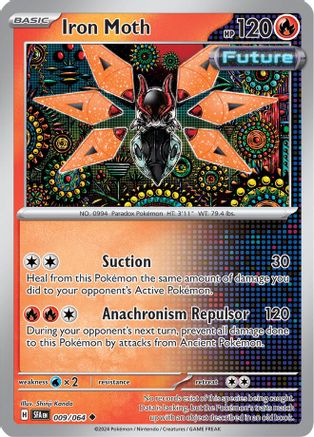 Iron Moth 009 - Reverse Holofoil SV Shrouded Fable - Uncommon