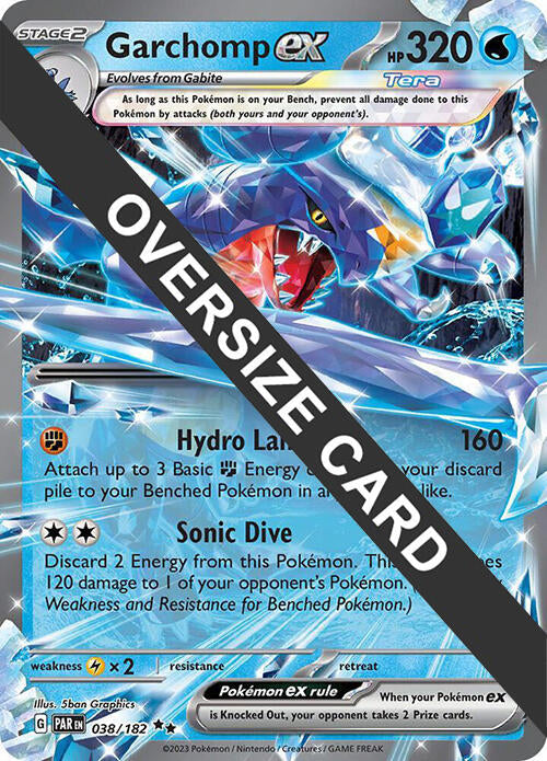 Garchomp ex 038/182 - Holofoil Jumbo Cards - Promo