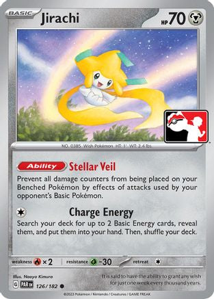 Jirachi 126 - Holofoil Prize Pack Series Cards - Common