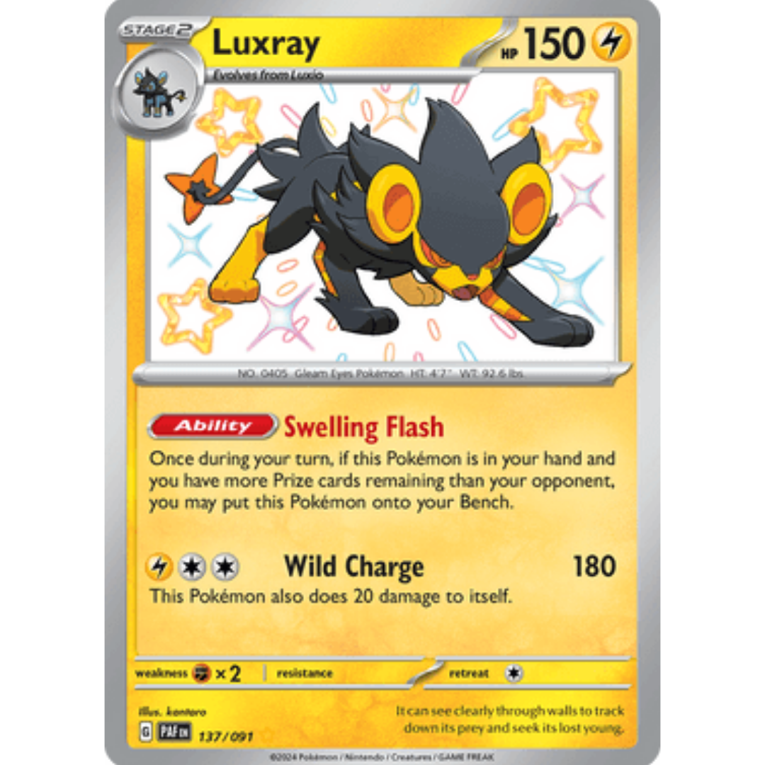 Luxray 137 - Holofoil SV Paldean Fates - Shiny Rare
