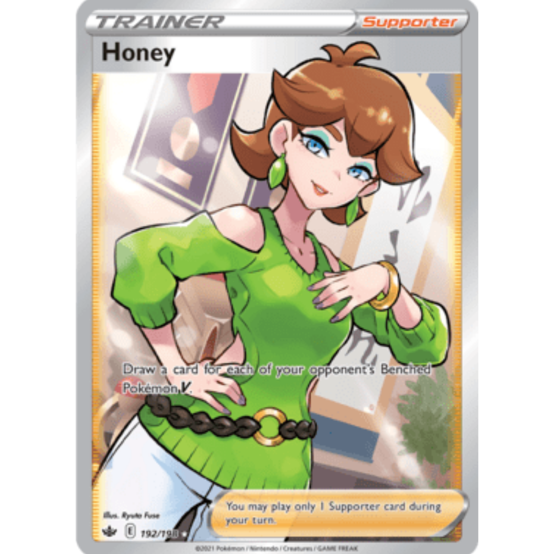 Honey (Full Art) 192 - Holofoil SWSH06 Chilling Reign - Ultra Rare