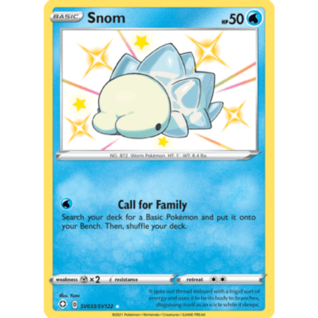 Snom SV033 - Holofoil Shining Fates Shiny Vault - Shiny Holo Rare