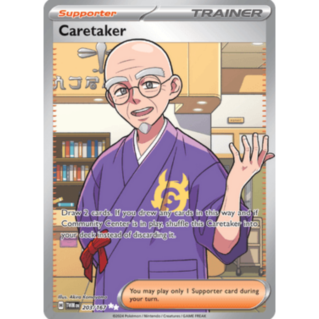Caretaker 203/167 - Holofoil SV06 Twilight Masquerade - Ultra Rare