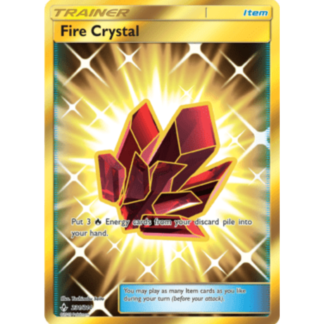Fire Crystal (Secret) 231 - Holofoil SM Unbroken Bonds - Secret Rare