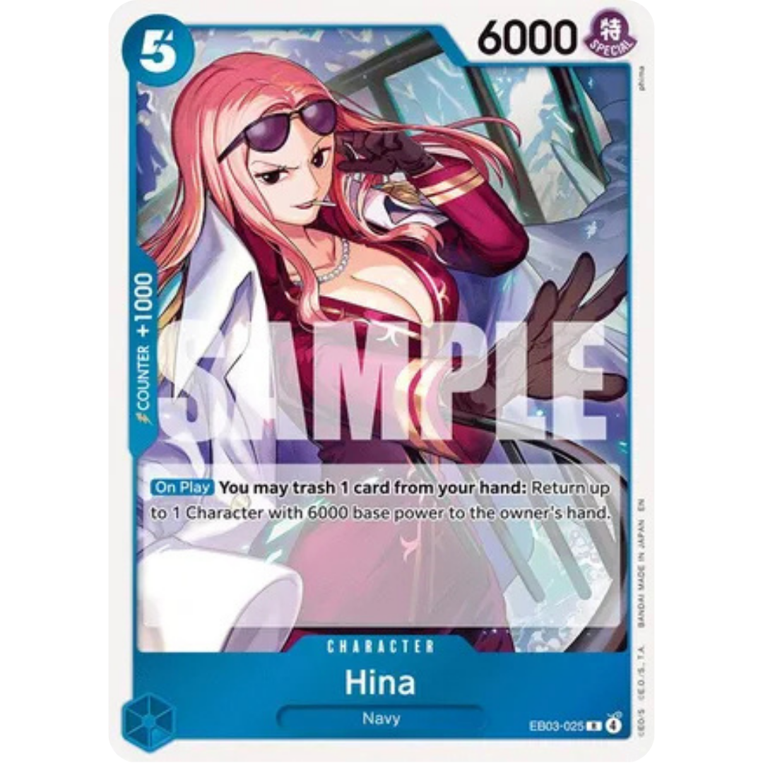 Hina (EB03-025) - Extra Booster: One Piece Heroines Edition Foil