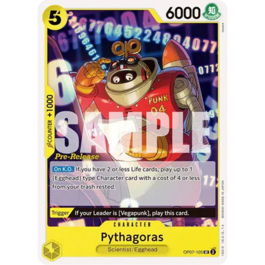 Pythagoras (OP07-105) - 500 Years in the Future Pre-Release Cards