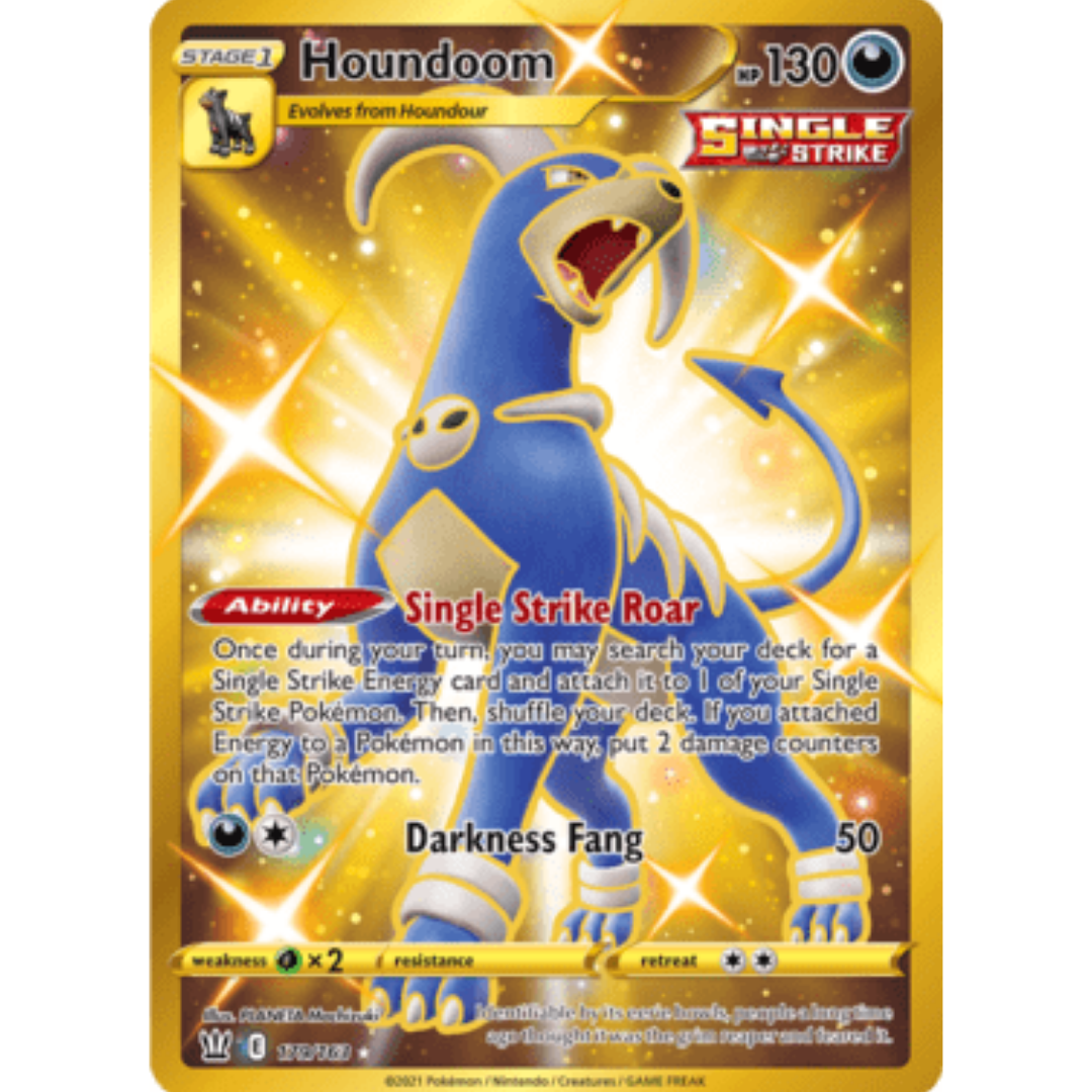 Houndoom (Secret) 179 - Holofoil SWSH05 Battle Styles - Secret Rare