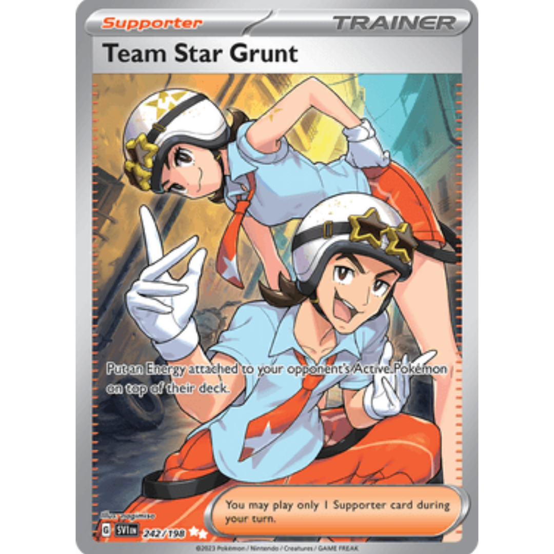 Team Star Grunt 242/198 - Holofoil SV01 Scarlet & Violet Base Set - Ultra Rare