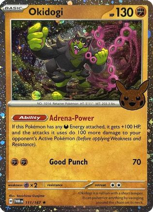 Okidogi (Cosmos Holo) 111 - Holofoil Trick or Trade BOOster Bundle 2024 - Holo Rare