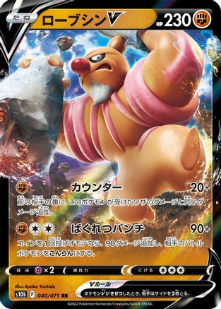 Conkeldurr V - 040/071 (040/071) - S10b Pokemon GO Holofoil