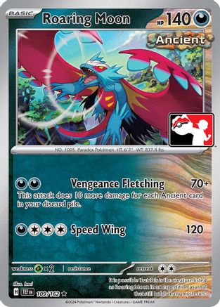 Roaring Moon 109/162 Prize Pack Series Cards - Rare