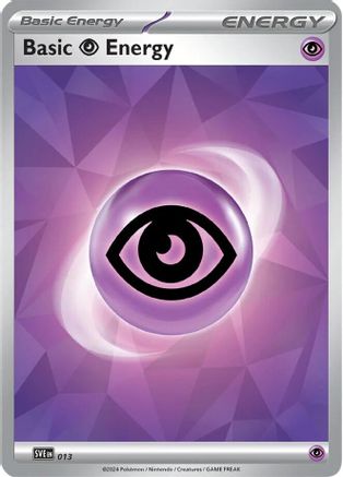 Basic Psychic Energy 013 - Holofoil SVE Scarlet & Violet Energies - Common