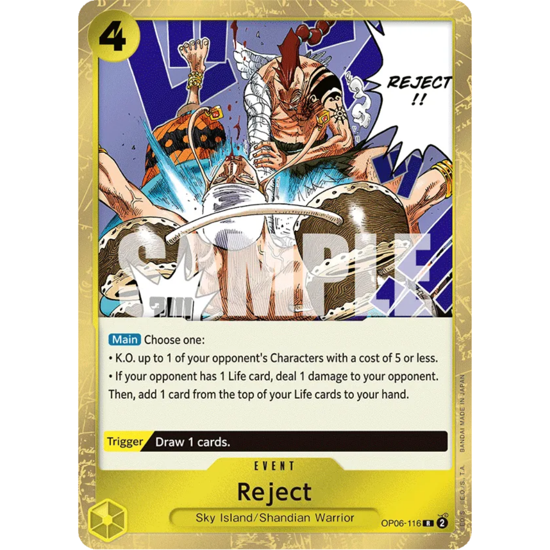 Reject (OP06-116) - Wings of the Captain Foil