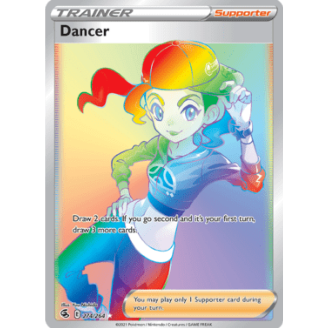 Dancer (Secret) 274 - Holofoil SWSH08 Fusion Strike - Secret Rare