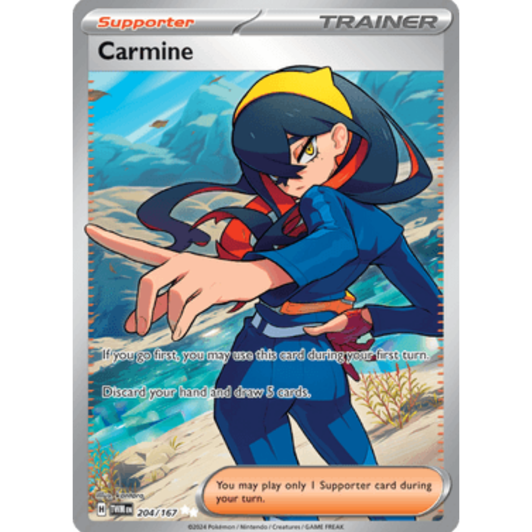 Carmine 204/167 - Holofoil SV06 Twilight Masquerade - Ultra Rare
