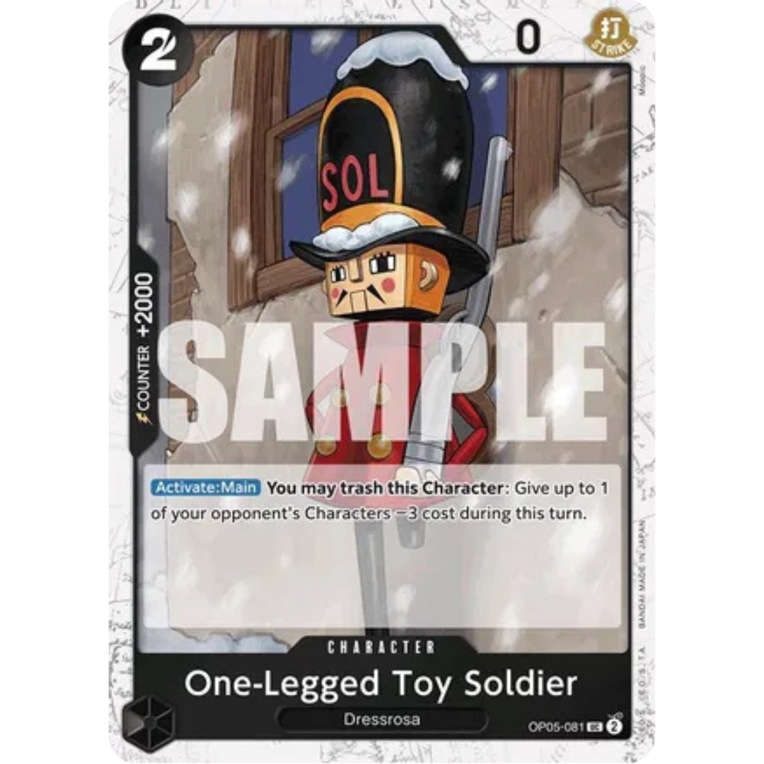 One-Legged Toy Soldier (Jolly Roger Foil) (OP05-081) - Premium Booster -The Best- Foil