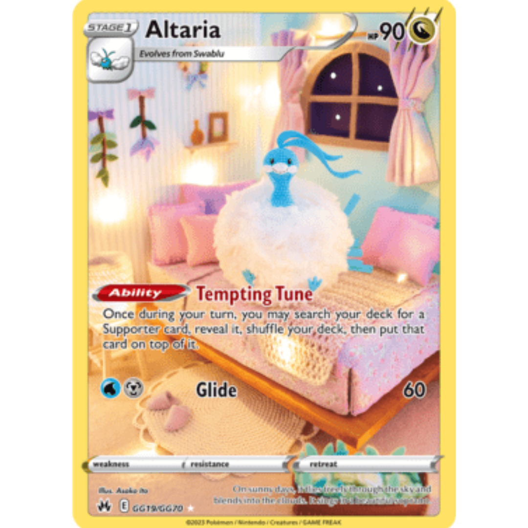 Altaria GG19 - Holofoil SWSH Crown Zenith Galarian Gallery - Ultra Rare