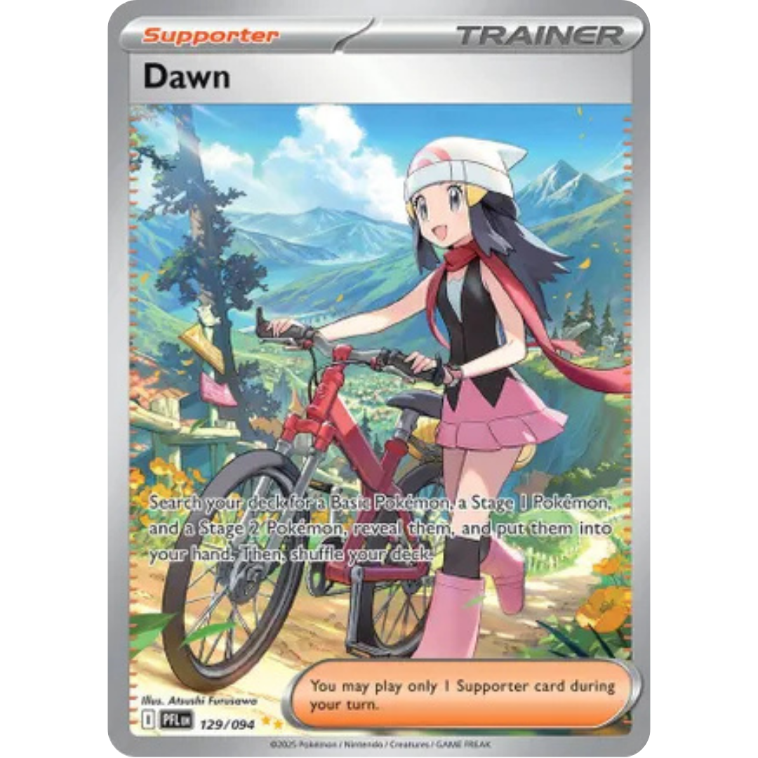Dawn 129/094 - Holofoil ME02 Phantasmal Flames - Special Illustration Rare