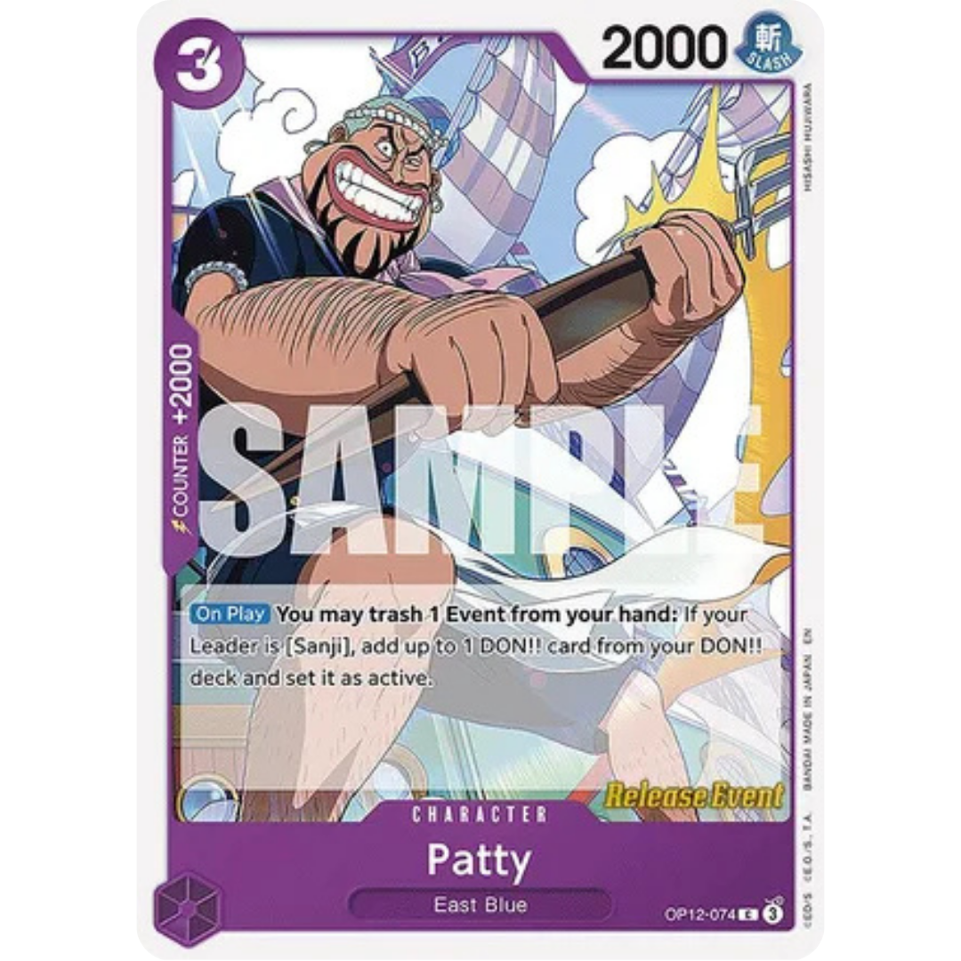Patty (OP12-074) - Legacy of the Master Release Event Cards