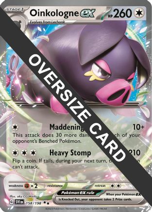 Oinkologne ex 158/198 - Holofoil Jumbo Cards - Double Rare