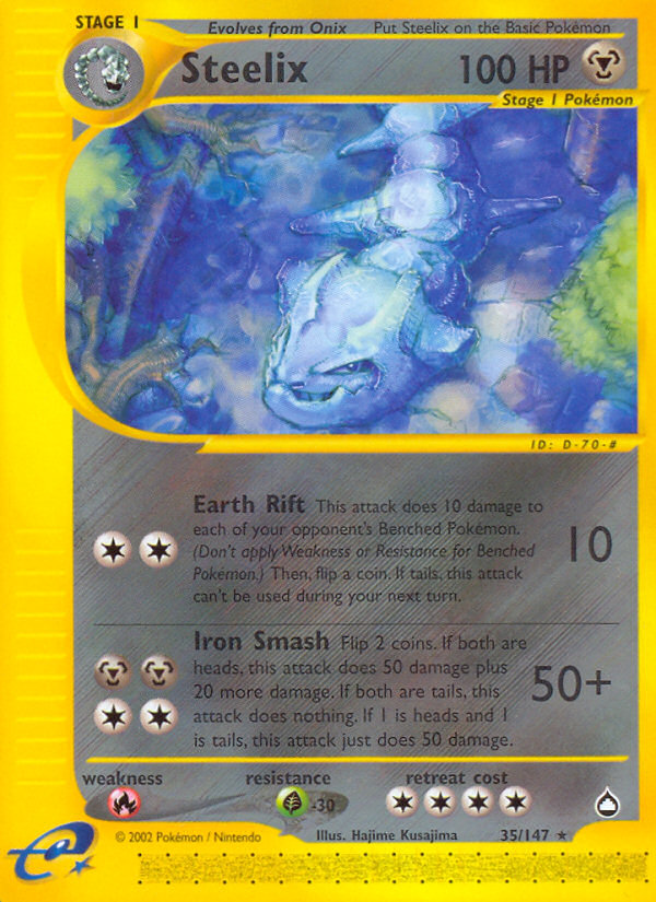 Steelix 035 Aquapolis - Rare