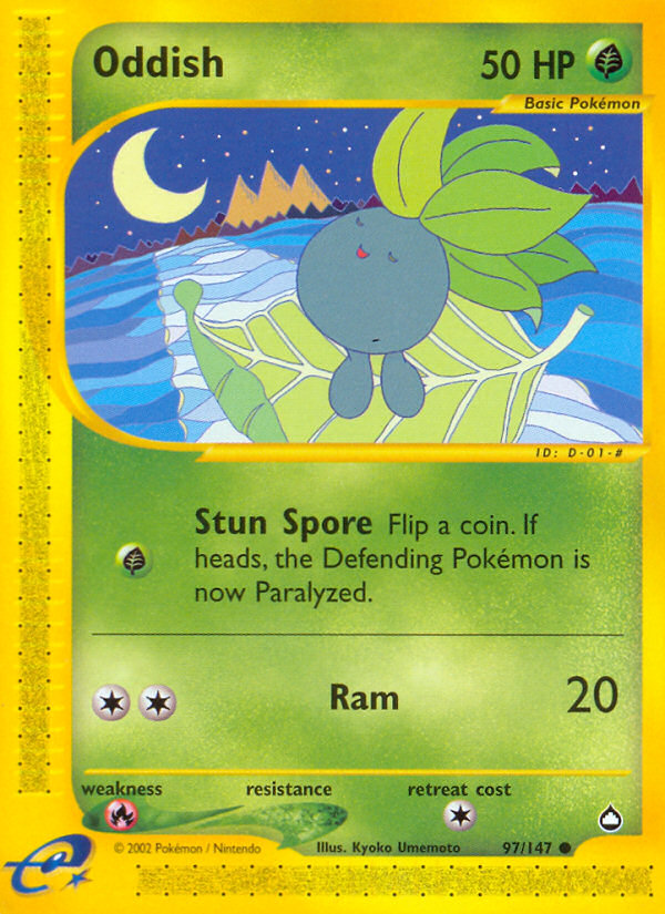 Oddish 097 Aquapolis - Common
