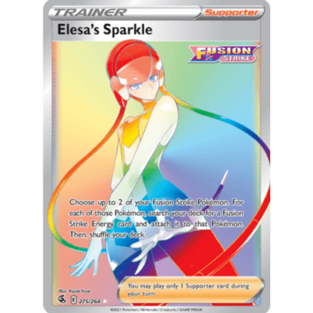 Elesa's Sparkle (Secret) 275 - Holofoil SWSH08 Fusion Strike - Secret Rare