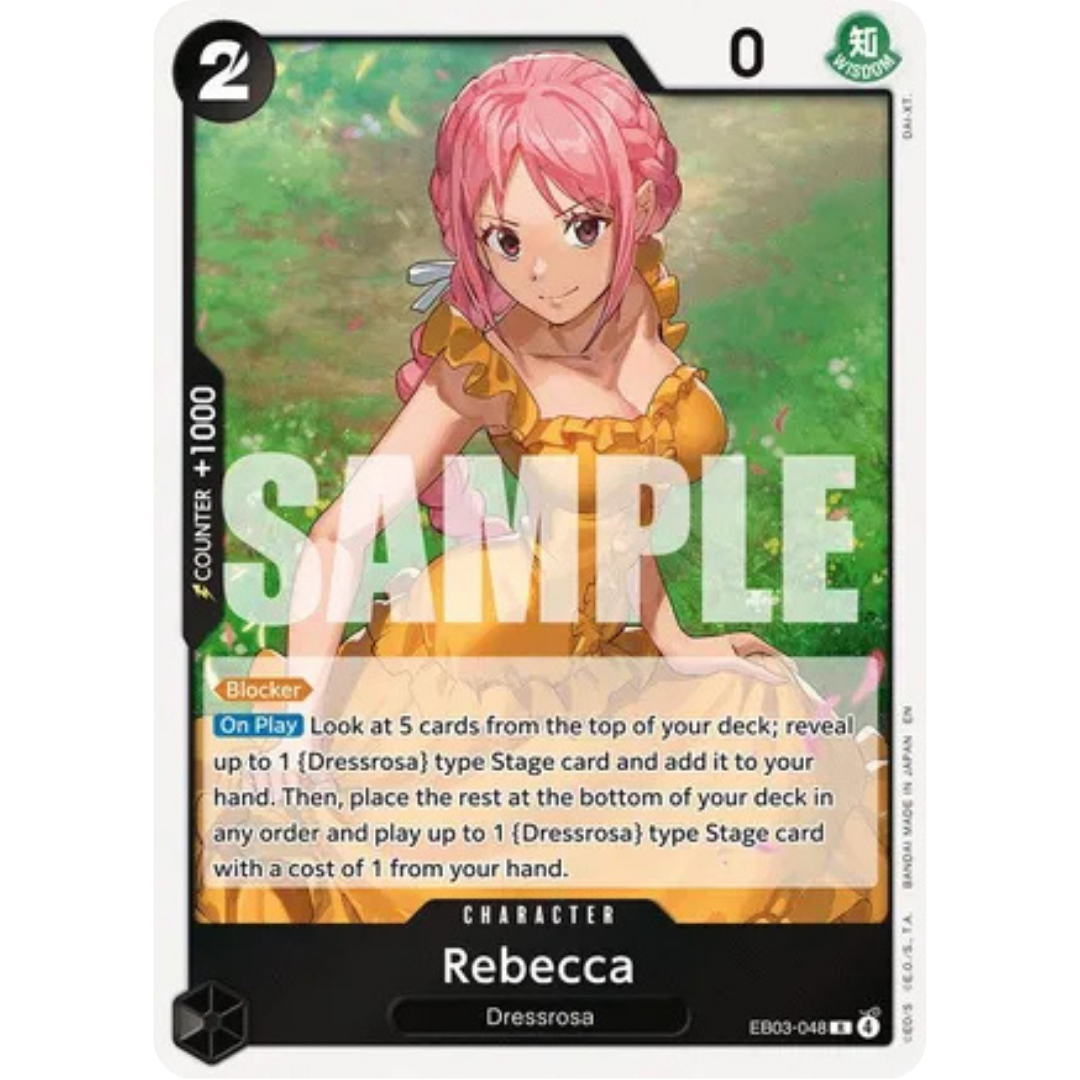 Rebecca (EB03-048) - Extra Booster: One Piece Heroines Edition Foil