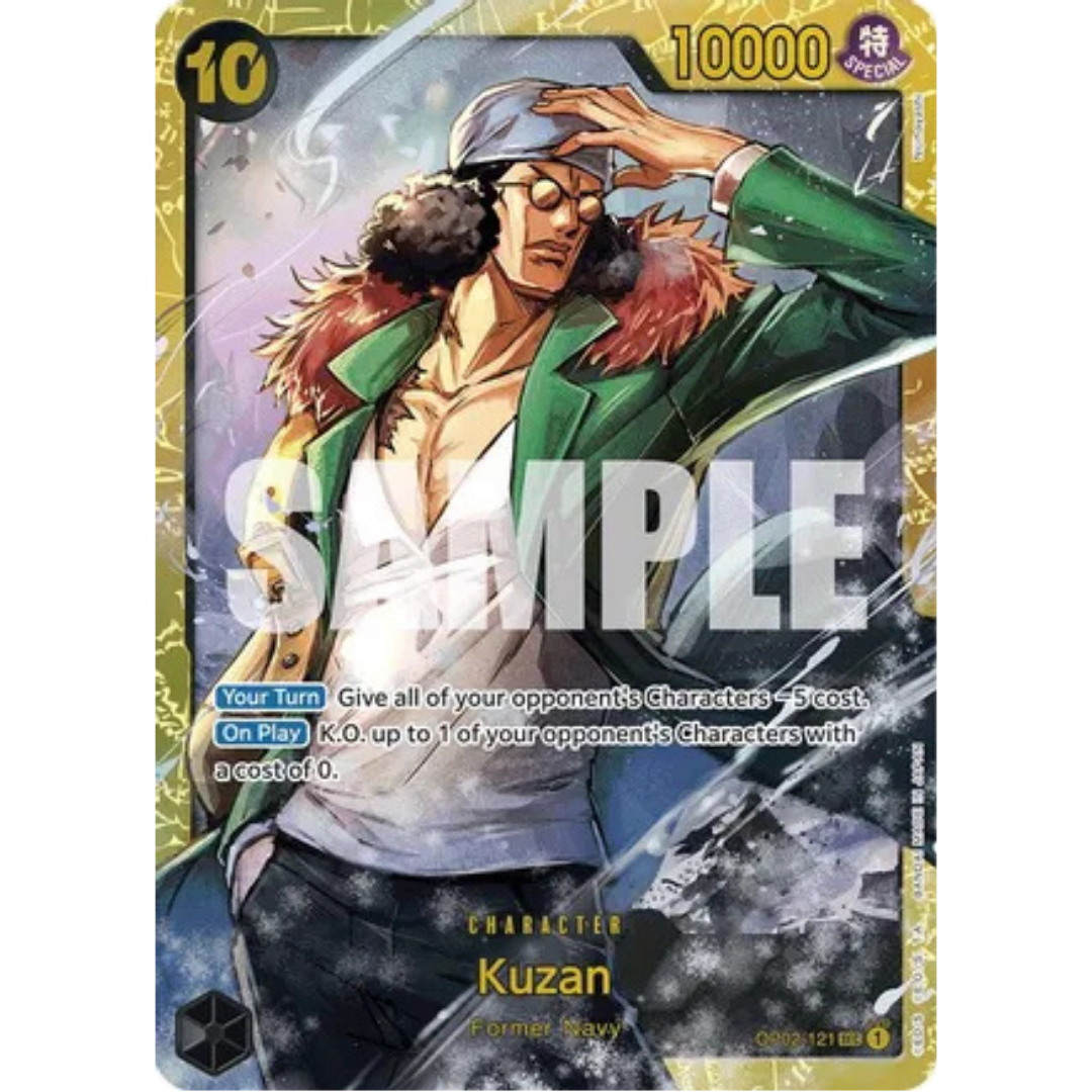 Kuzan (OP02-121) (Reprint) (OP02-121) - Premium Booster -The Best- Foil