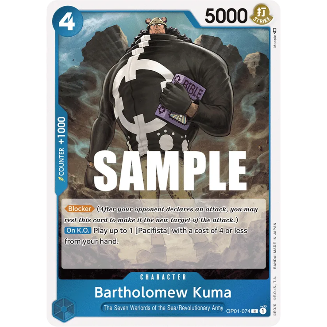 Bartholomew Kuma (OP01-074) - Romance Dawn Foil