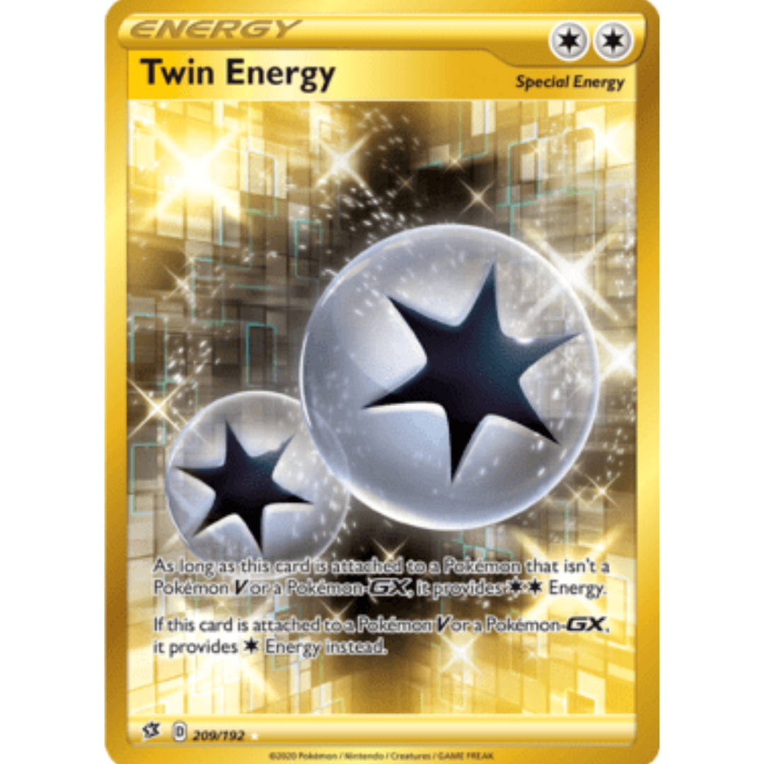 Twin Energy (Secret) 209 - Holofoil SWSH02 Rebel Clash - Secret Rare
