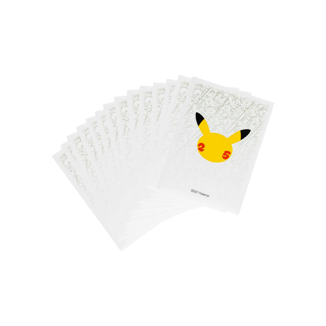 Celebrations: 25th Anniversary - Card Sleeves (White)
