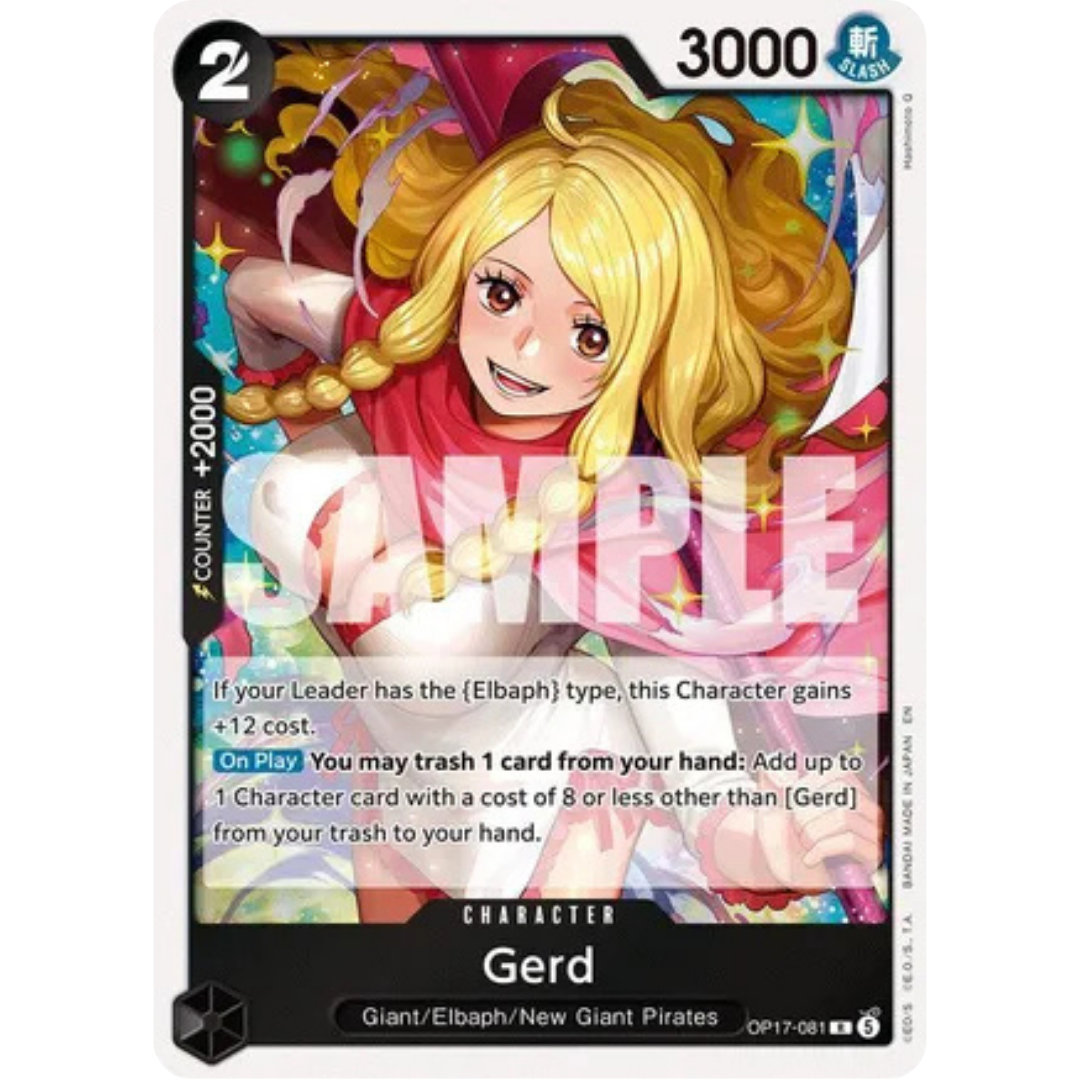 Gerd (OP17-081) - The World's Strongest Warriors Foil