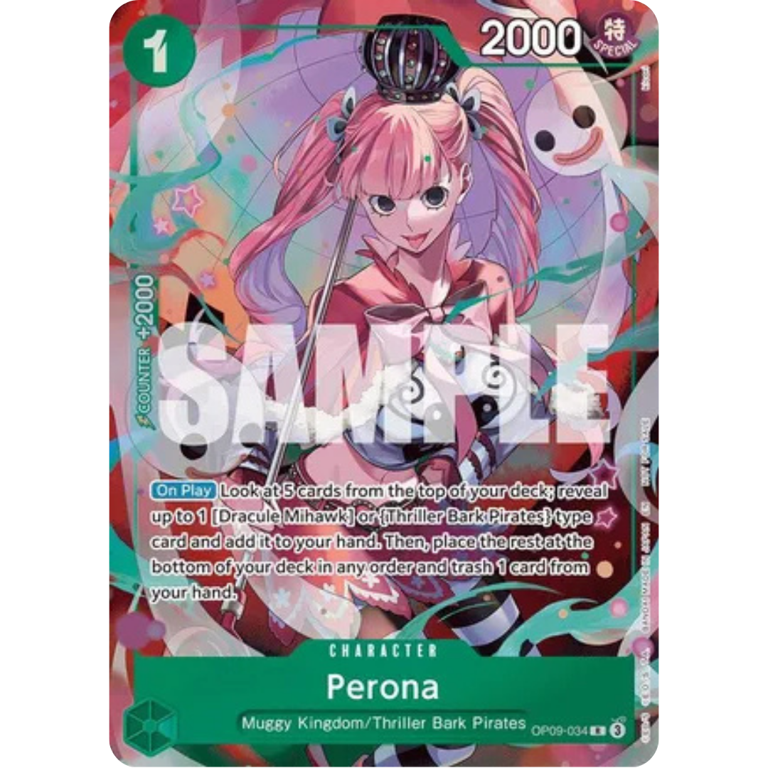Perona - OP09-034 (OP09-034) - Extra Booster: One Piece Heroines Edition Foil
