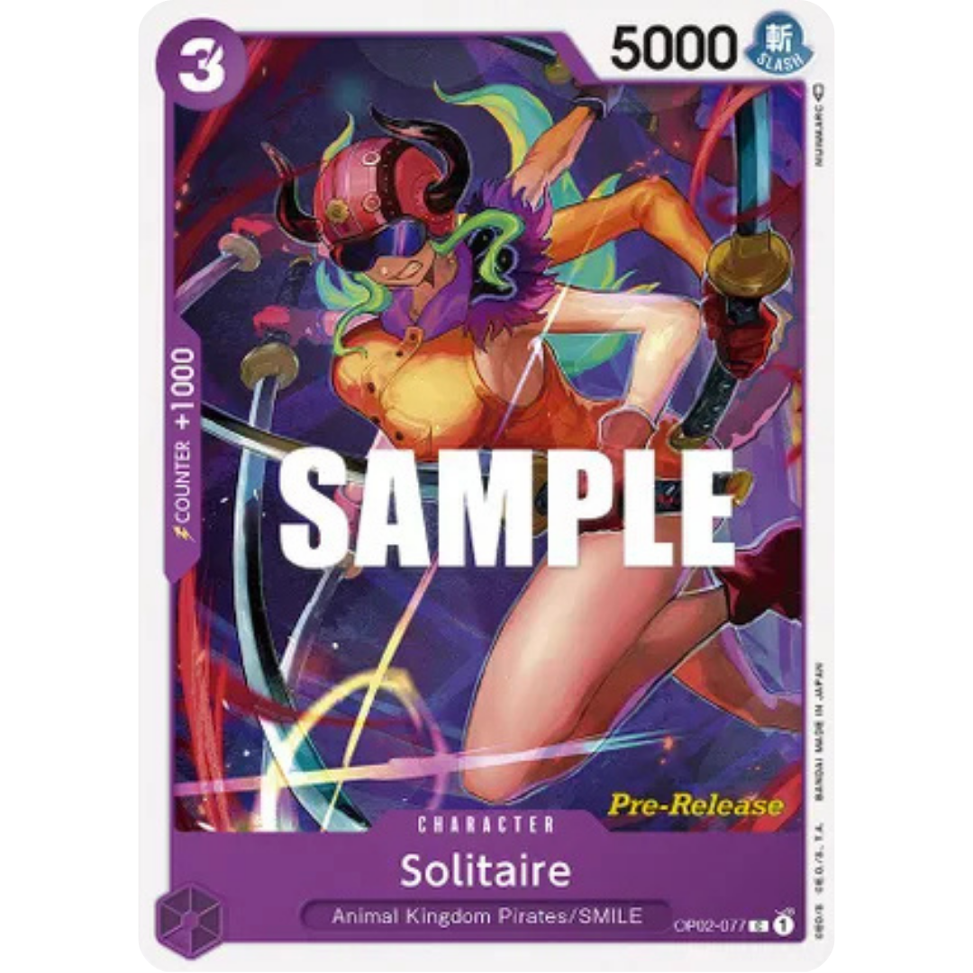 Solitaire (OP02-077) - Paramount War Pre-Release Cards