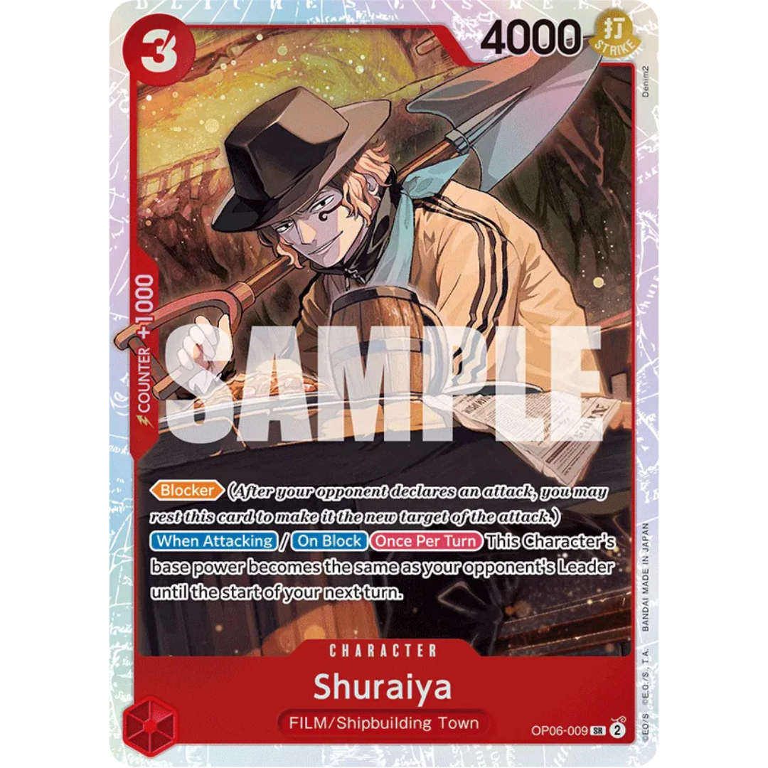 Shuraiya (OP06-009) - Wings of the Captain Foil