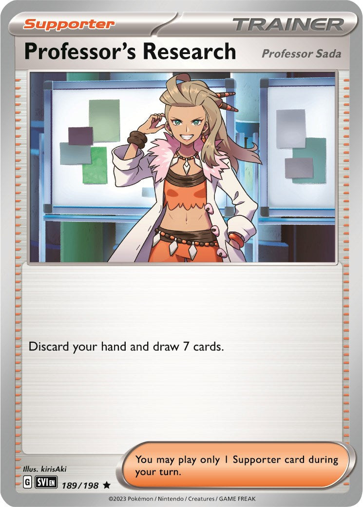 Professor's Research 189/198 Deck Exclusives - Rare