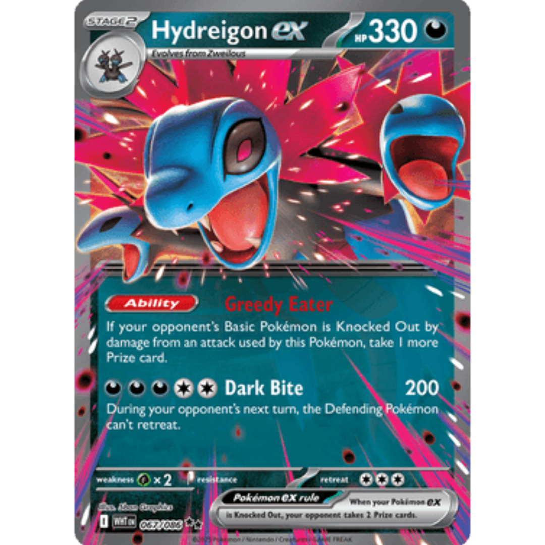 Hydreigon ex 067/086 - Holofoil SV White Flare - Double Rare