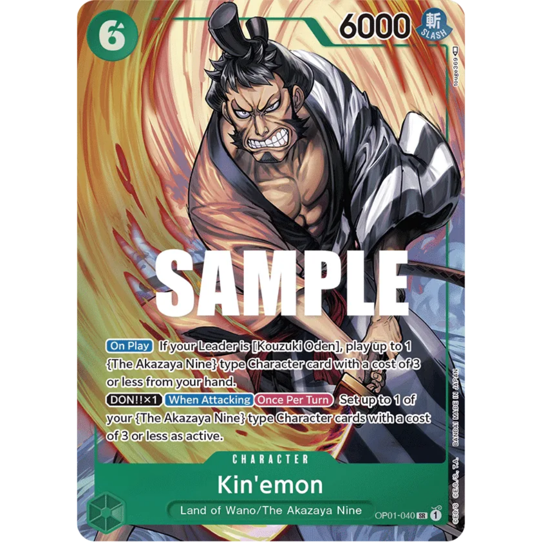 Kin'emon (Parallel) (OP01-040) - Romance Dawn Foil