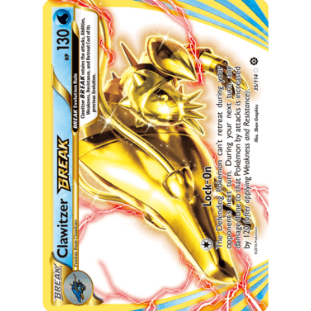 Clawitzer BREAK 035/114 - Holofoil XY Steam Siege - Rare BREAK